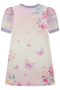 Vestido em Fly Tech Borboletas 72976 Kukiê - Bambinos For Kids