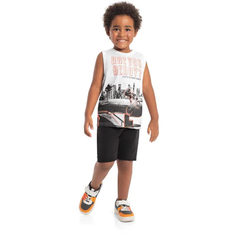 Conjunto Infantil Masculino De Regata E Bermuda (Branco) Bee Loop-1208.14622.08.000106 - comprar online