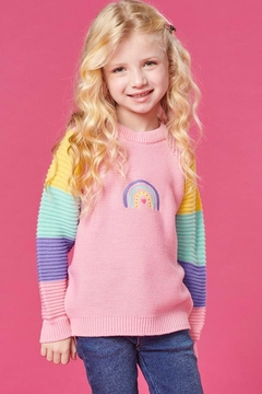 Blusa Infantil Inverno Tricot Arco - íris - KUKIE 63833 - comprar online