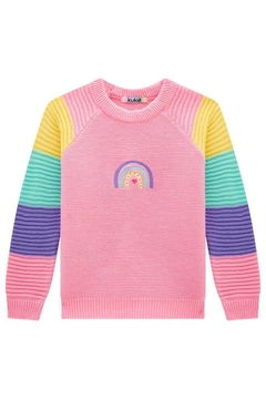 Blusa Infantil Inverno Tricot Arco - íris - KUKIE 63833