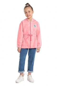 Parka Infantil em Sarja para Menina (Rosa) Quimby 29651_033263