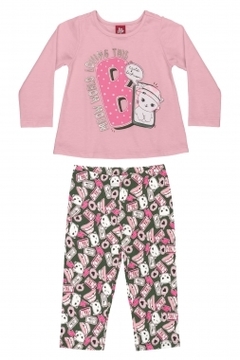 Conjunto com Blusa e Legging para Bebê Menina Bee Loop 14626_131906