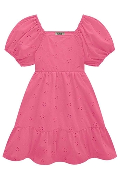 Vestido em Laise Tiffany 67733 Kukiê ROSA CLARO - comprar online