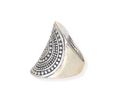 Anillo plateado amis - comprar online