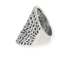 Anillo plateado amis - comprar online