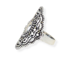 Anillo plateado amis - comprar online