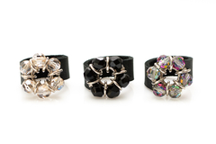 Anillo CrystalKlimt Negro - comprar online