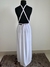 Vestido Duna longo, modelo evasê, cor branco - loja online