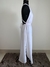 Vestido Duna longo, modelo evasê, cor branco