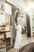 Vestido Chloe longo, modelo semi sereia, cor branco off white. Vestido Casamento Civil