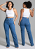 Calça Jeans Wide Leg Sawary Cintura Alta - comprar online