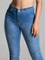 Calça Jeans Feminina Skinny Sawary Cintura Média Com Elastano - loja online