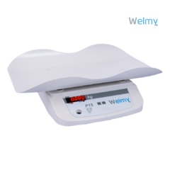 Balança Eletrônica Pediátrica LED Welmy 15kg x 5g