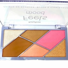 RUBY ROSE PALETA DE BRONZER, BLUSH E ILUMINADOR FEELS MOOD HB7528 na internet