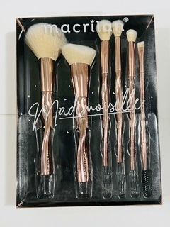 KIT PINCEL MACRILAN MADEMOISELLE COM 6 PINCEIS ED004