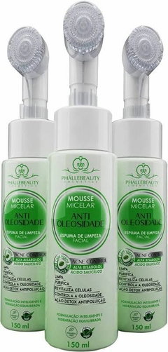 PHALLEBEAUTY MOUSSE MICELAR ANTIOLEOSIDADE