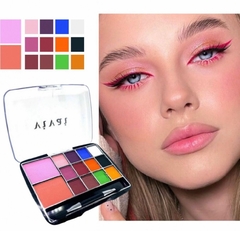 ESTOJO 12 SOMBRAS+ 2 BLUSH VIVAI - comprar online