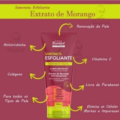 FACE BEAUTIFUL SABONETE ESFOLIANTE MORANGO - comprar online