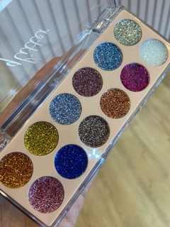 VIVAI PALETA SOMBRA GLITTER 12 CORES - Amorinha Cosméticos | Maquiagens - Cosméticos - Perfumes