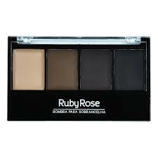 RUBY ROSE PALETA PARA SOBRANCELHA 4 CORES