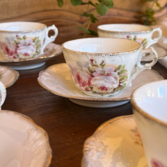 6 DUOS DE TÉ DE PORCELANA ALEMANA CT ALTWASSER SILESIA - comprar online