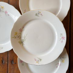 SET DE 4 PLATOS PLAYOS DE PORCELANA VERBANO 24 CM - comprar online