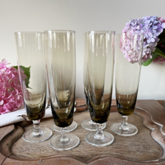 6 COPAS DE CHAMPAGNE FUME