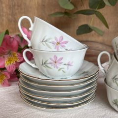 SET DE 6 DÚOS DE CAFÉ DE PORCELANA VERBANO en internet