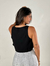 Cropped Linho Preto Alanis - comprar online