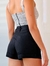 Short Alfaiataria Linho Preto Gal - comprar online