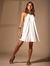 Vestido Curto Alcinhas Off-White Bebel - comprar online