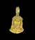 PINGENTE JESUS CRISTO COROA CRAVEJADA M - BANHADO A OURO 18K