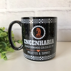 Caneca de porcelana 300ml Profissão na internet