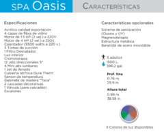 Tina - Aquaspa - Oasis - Teca - Grupo Almont