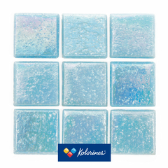 Mosaico Veneciano Azul Celeste - 2 x 2 - Caja 4m2