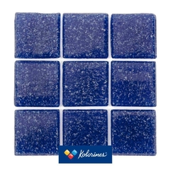 Mosaico Veneciano Azul Cobalto Obscuro - 2 x 2 - Caja 4m2