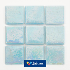 Mosaico Veneciano Blue Pearl - 2 x 2 - Caja 4m2