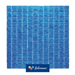 Mosaico Lumina Azul Maya - 2.5 x 2.5 - Caja de 2 m2