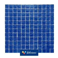 Mosaico Lumina Azul Zafiro - 2.5 x 2.5 - Caja de 2 m2