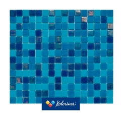 Mosaico Mezclas Caribe Iris - 2 x 2 - Caja 4 m2