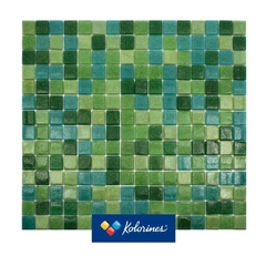 Mosaico Mezclas Verde Prado - 2 x 2 - Caja 4 m2