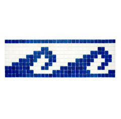 Mosaico Cenefa Olas 7 - 2 x 2 - Caja 16 LM