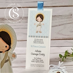 Estampitas Bookmark Niño Jesús. (Precio por docena)