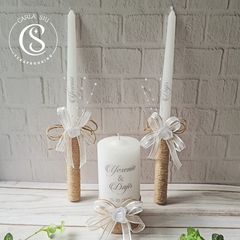 Set de Velas para Boda