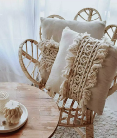 Almohadones Tejidos en Macramé