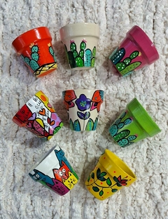 Mini Macetas Pintadas