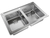 Bacha de cocina Johnson Acero Quadra Q084 A Encastrable