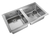 Bacha de cocina Johnson Acero Quadra Q085 A Encastrable