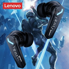 Original lenovo gm2 pro 5.3 fone de ouvido bluetooth sem fio fones de baixa latência hd chamada modo duplo gaming headset com microfone na internet