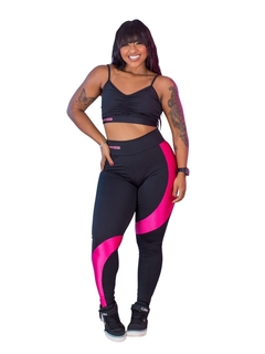 Legging SUPLEX Recorte Poliamida Texturizada ROSA